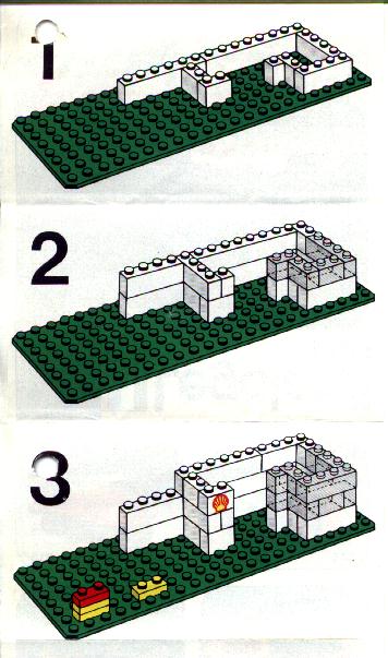 LEGO 690 Shell Garage Instructions, LEGOLAND - {None}