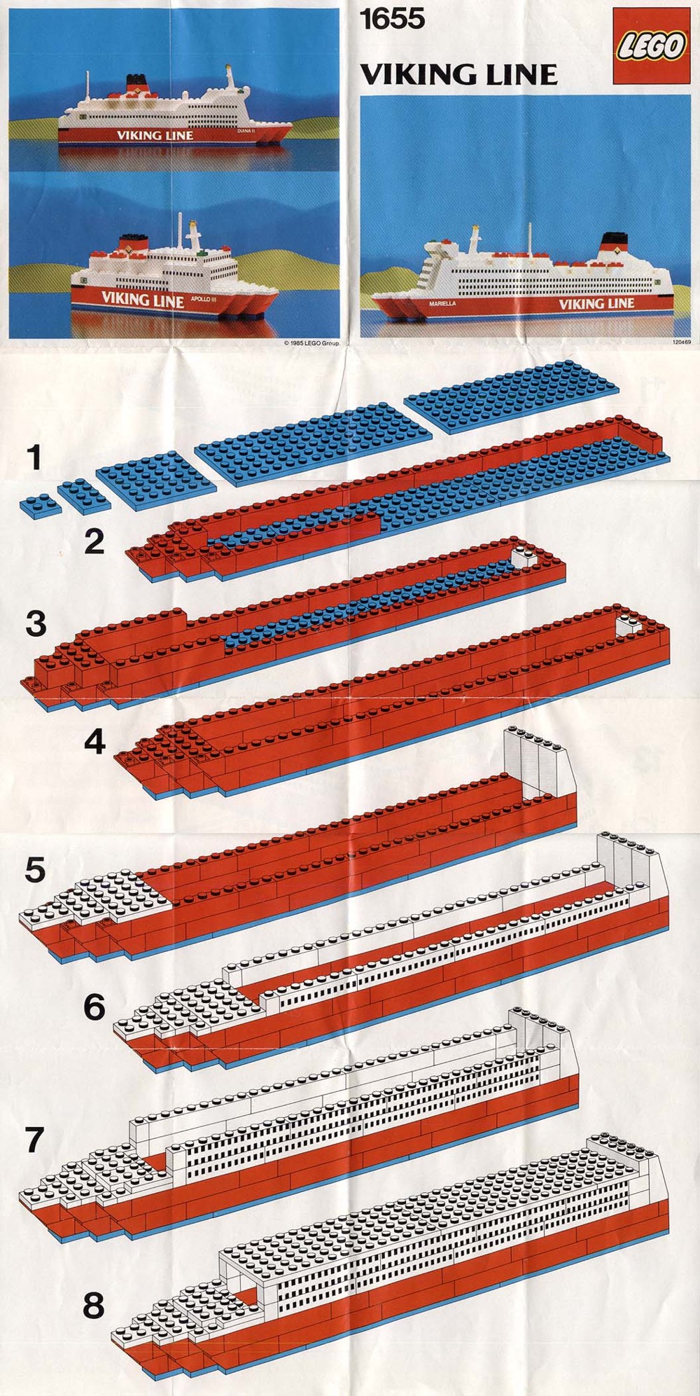 Lego ferry boat instructions online