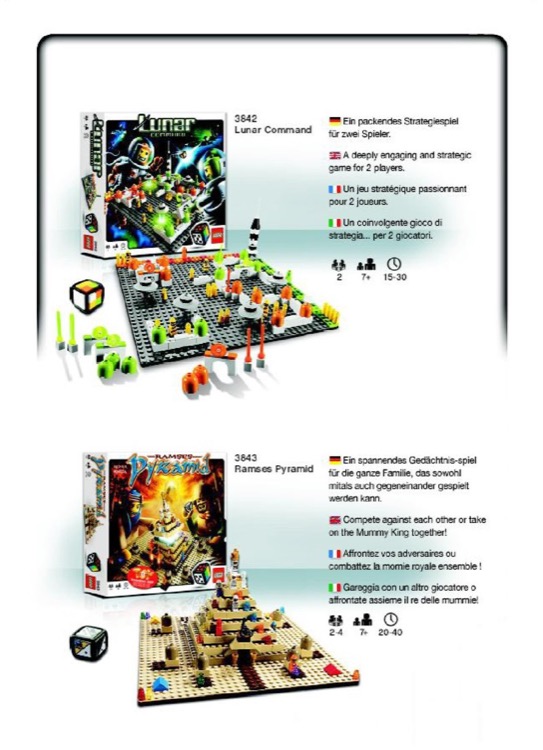 LEGO 3844 Creationary Instructions Games Creationary