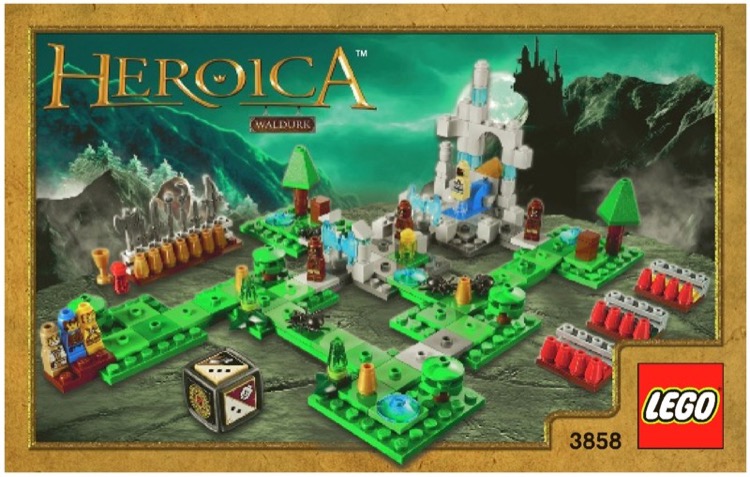 LEGO 3858 Waldurk Forest Instructions Games Heroica