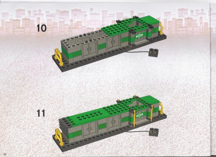 LEGO 4512 Cargo Train Instructions World City Trains