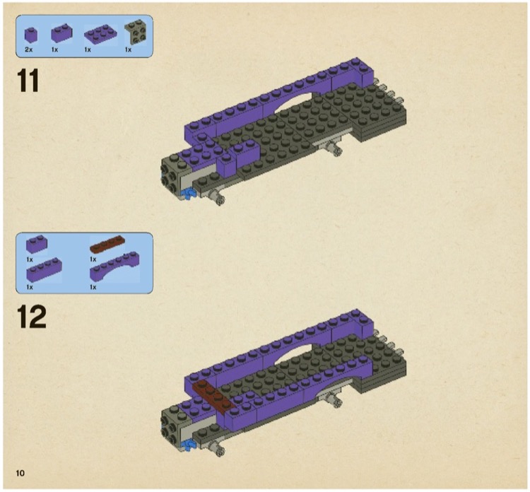 LEGO 4866 The Knight Bus Instructions Harry Potter Prisoner of Azkaban