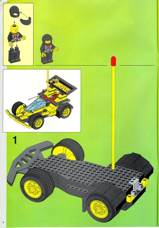 LEGO 5600 Radio Control Racer Instructions, Racers - {None}