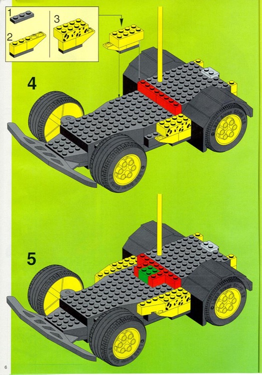 LEGO 5600 Radio Control Racer Instructions, Racers - {None}