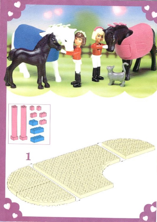 LEGO 5880 Prize Pony Stables Instructions Belville None