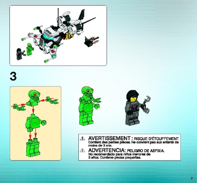 LEGO 5971 Gold Heist Instructions Space Space Police 3