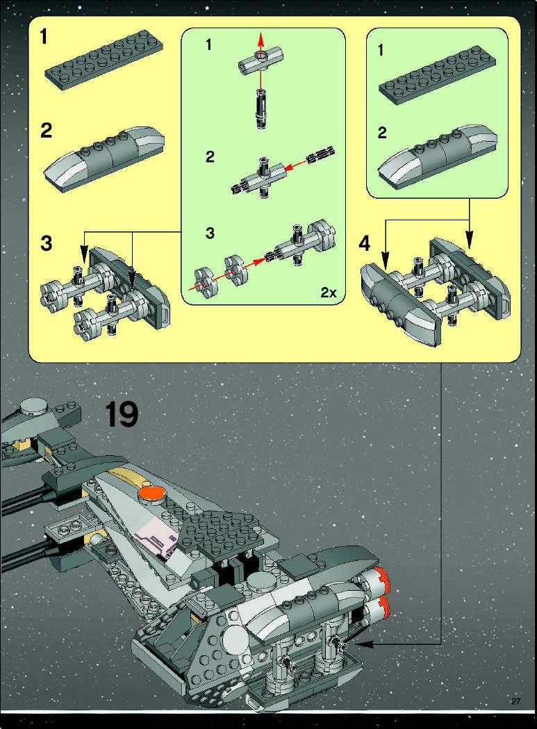 Lego star wars b wing instructions sale