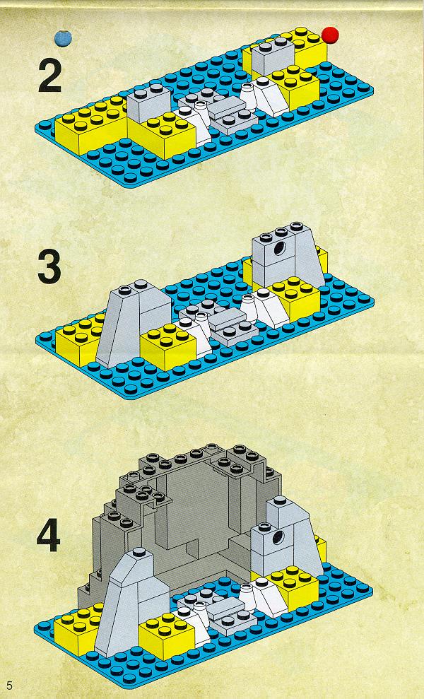 LEGO 6248 Volcano Island Instructions Pirates None