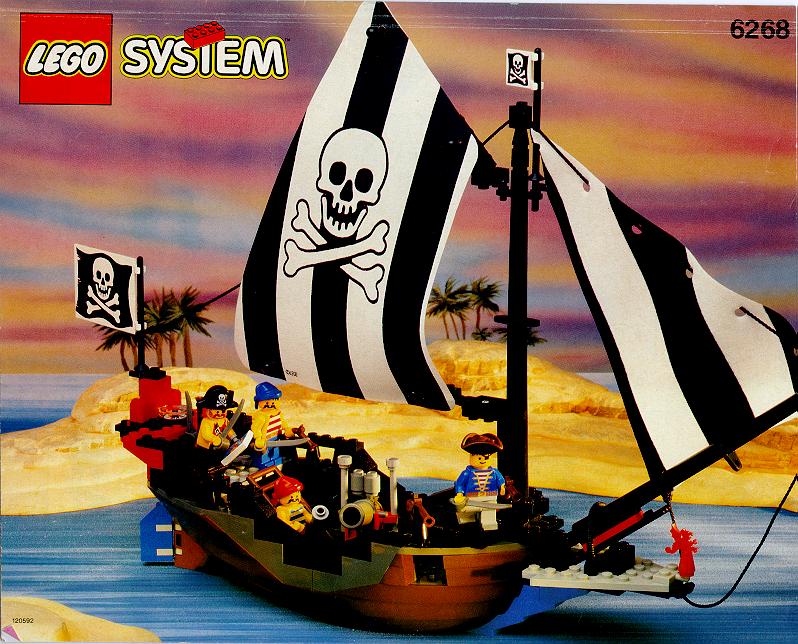 LEGO 6268 Renegade Runner Instructions Pirates None