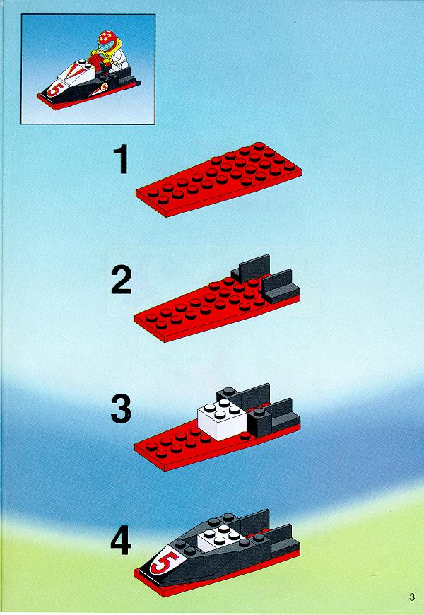 Lego jet ski instructions sale