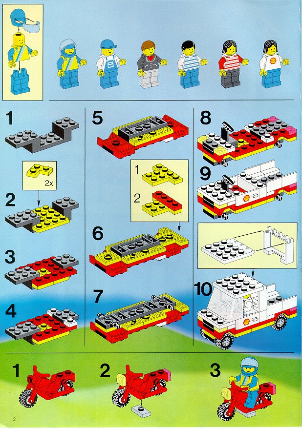 LEGO 6394 Metro Park and Service Tower Instructions, Town - Shops and  Services