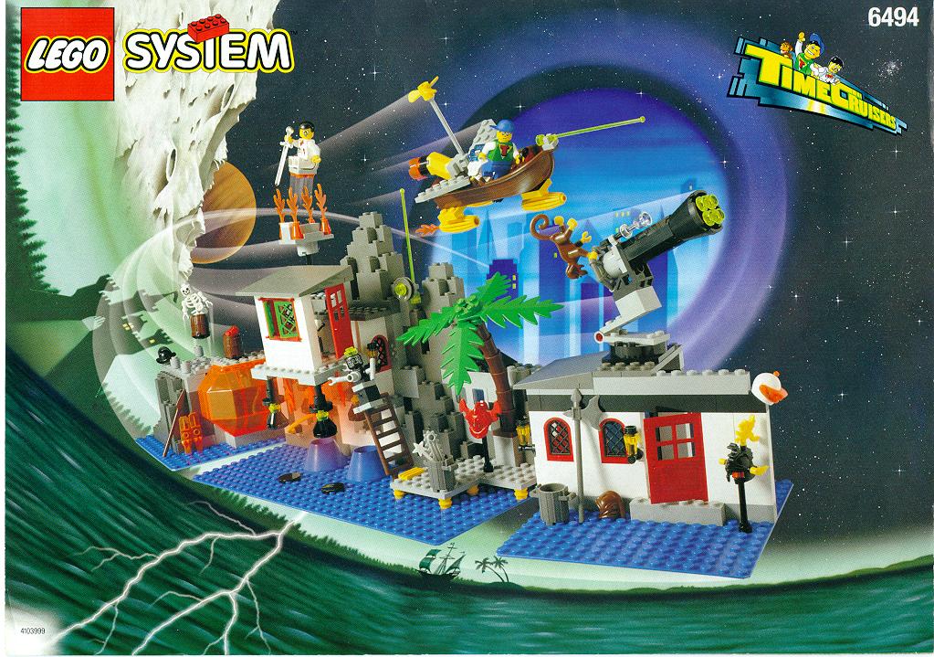 LEGO 6494 Magic Mountain Time Lab Instructions, Time Cruisers - {None}