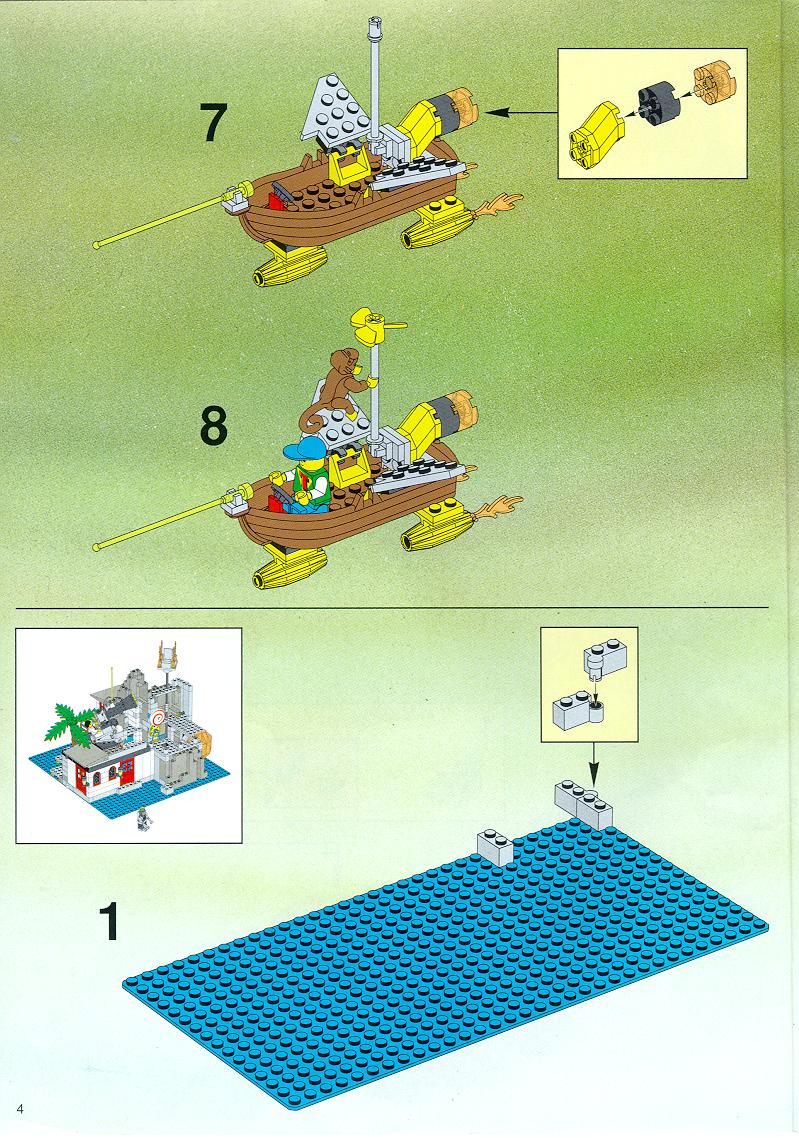 LEGO 6494 Magic Mountain Time Lab Instructions, Time Cruisers - {None}