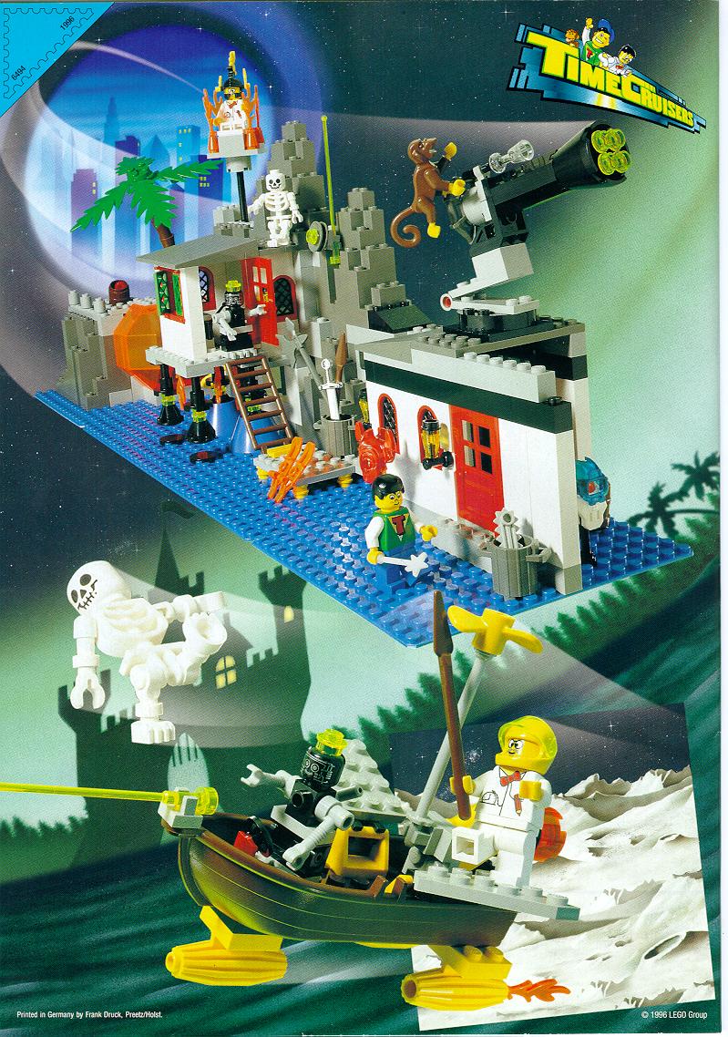 LEGO 6494 Magic Mountain Time Lab Instructions, Time Cruisers - {None}