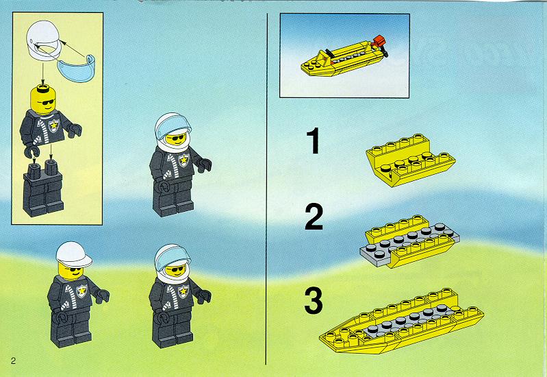 LEGO 6545 Search N Rescue Instructions Town Police