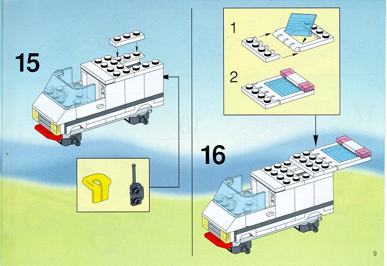 LEGO 6545 Search N Rescue Instructions Town Police