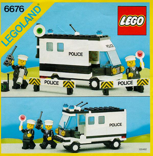 LEGO 6676 Mobile Command Unit Instructions Town Police