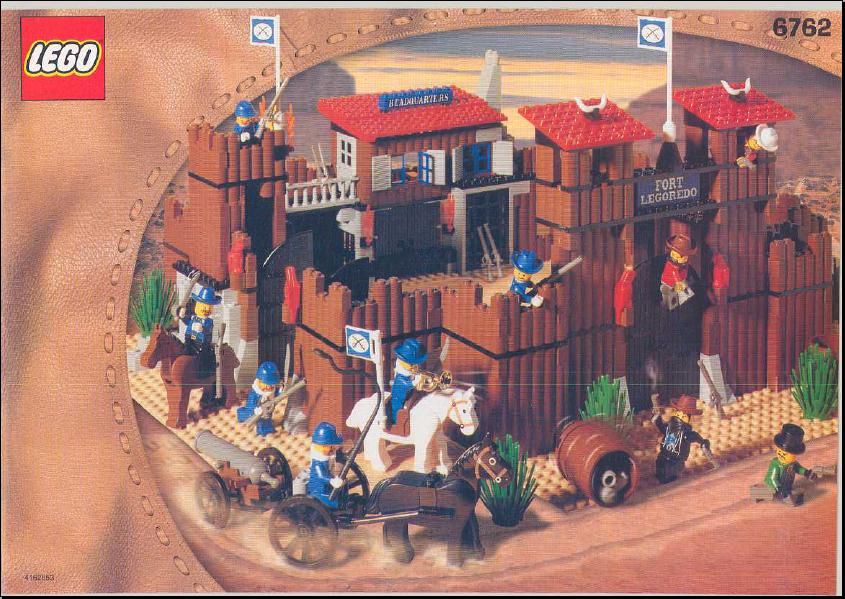 LEGO 6762 Fort Legoredo Instructions, Western - Cowboys