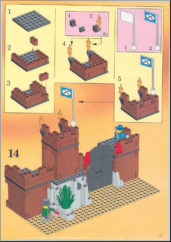 LEGO 6762 Rb Instructions, Western - Cowboys