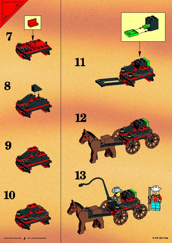 LEGO Instructions for set 6799 Showdown Canyon, Western - Cowboys