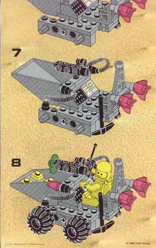 LEGO 6847 Space Dozer Instructions Space Classic