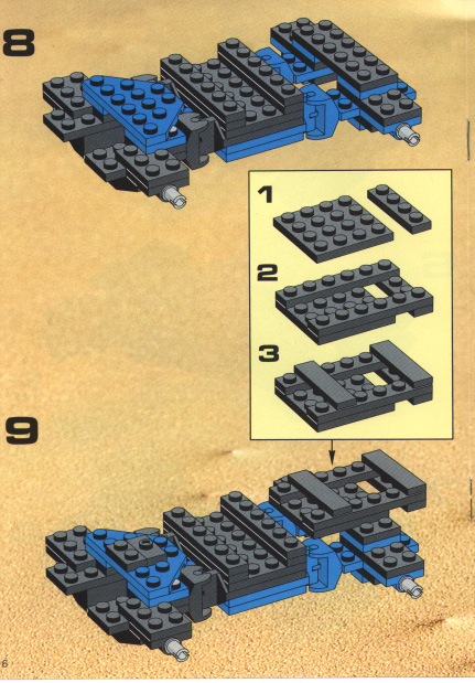 LEGO Instructions for set 6895 Spy Trak 1, Space - Space Police