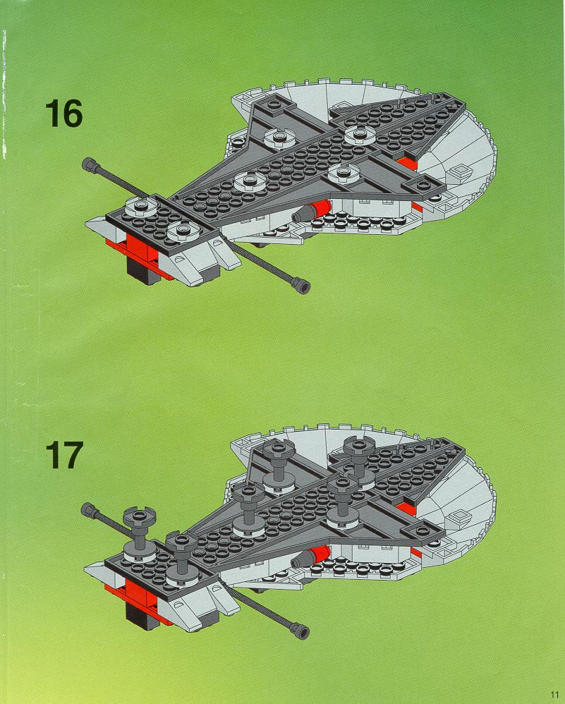 LEGO 6915 Warp Wing Fighter Instructions Space UFO