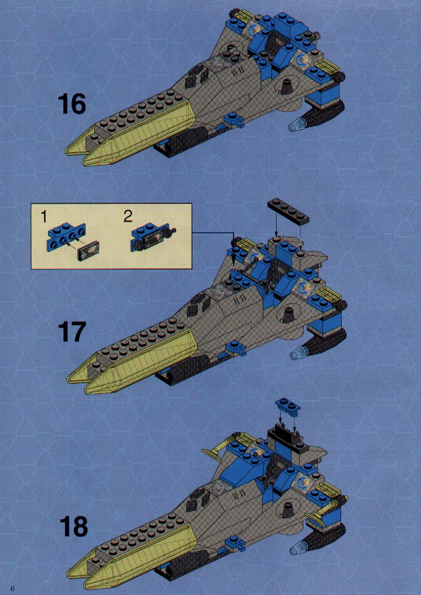 LEGO Instructions for set 6969 Celestial Stinger / Space Swarm, Space ...