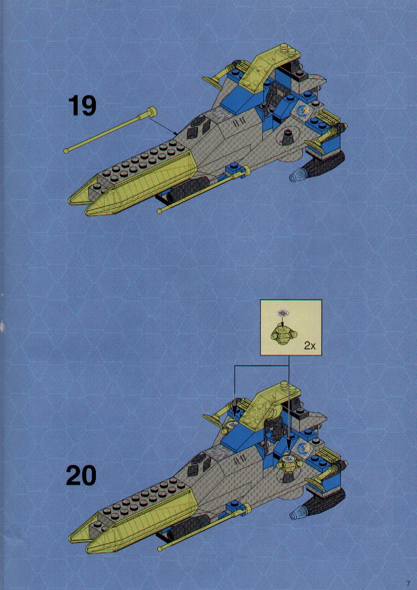 LEGO Instructions for set 6969 Celestial Stinger / Space Swarm, Space ...