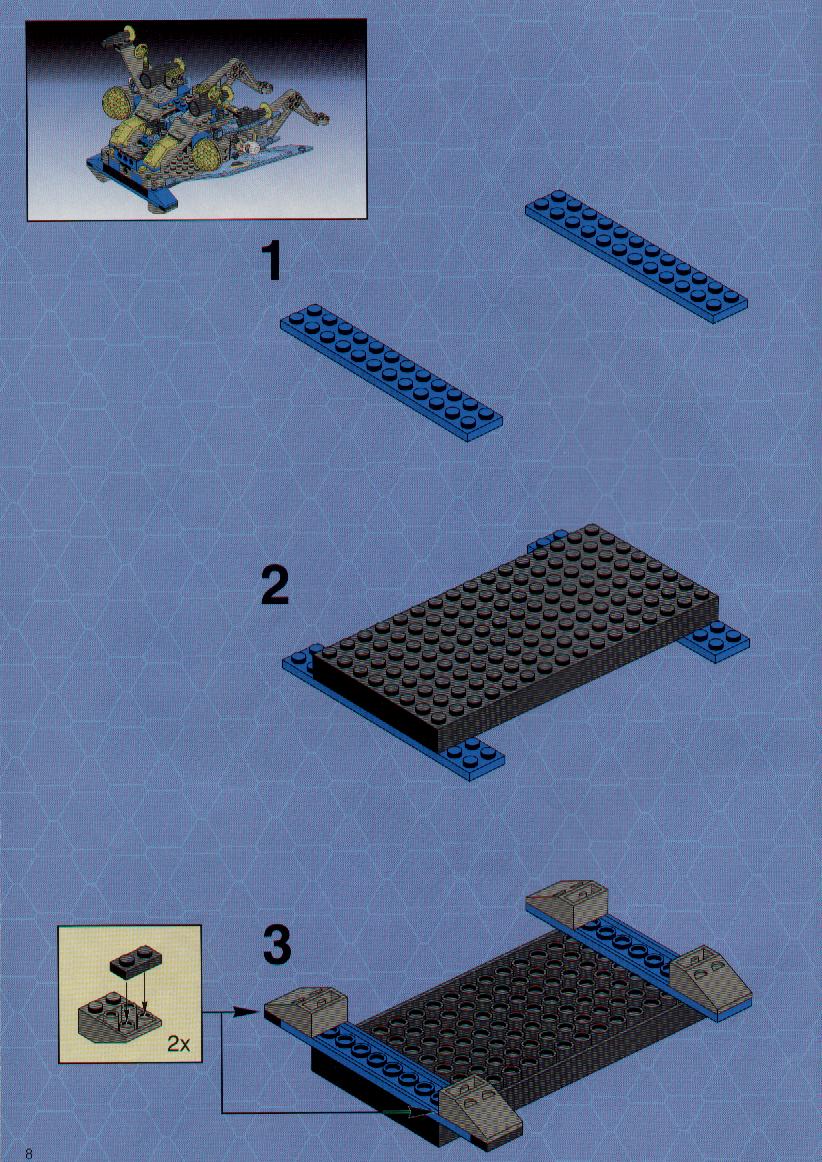 LEGO Instructions for set 6969 Celestial Stinger / Space Swarm, Space ...