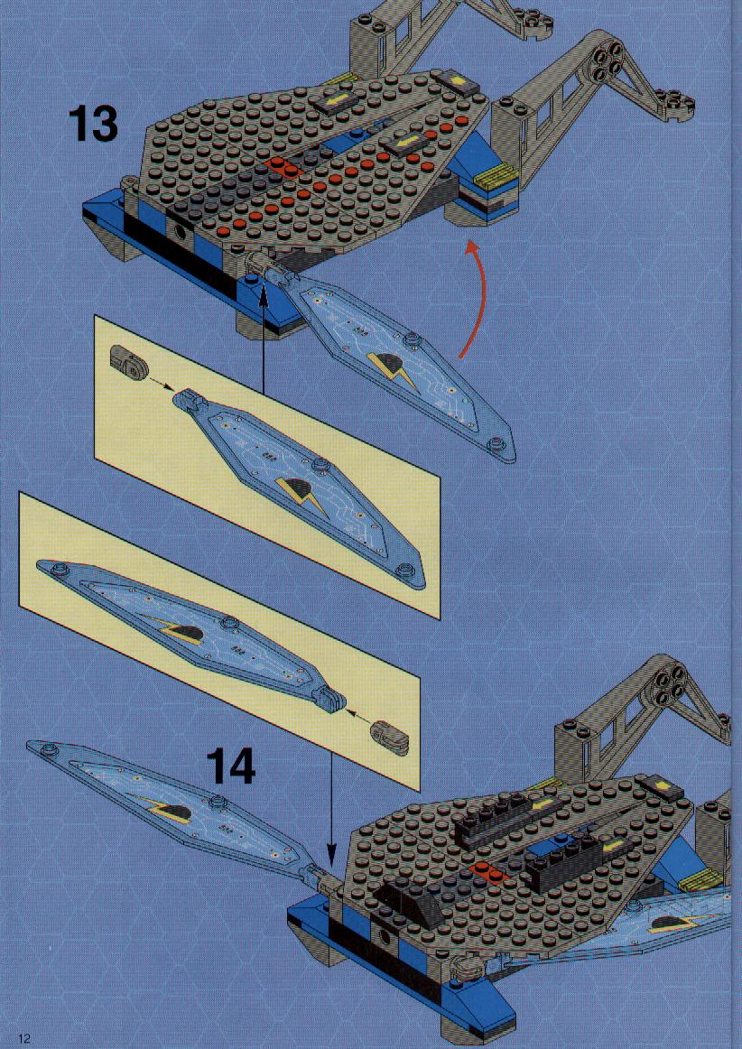 LEGO Instructions for set 6969 Celestial Stinger / Space Swarm, Space ...