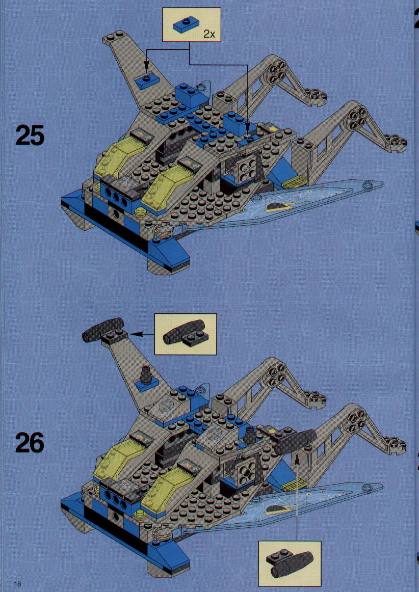 LEGO Instructions for set 6969 Celestial Stinger / Space Swarm, Space ...