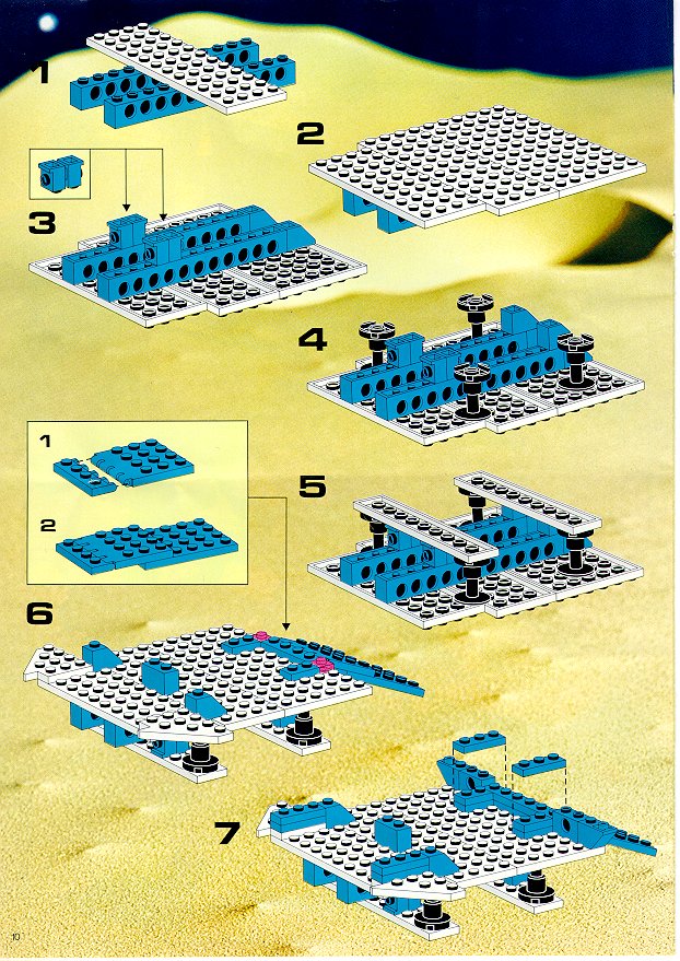 LEGO 6985 Cosmic Fleet Voyager Instructions Space Classic