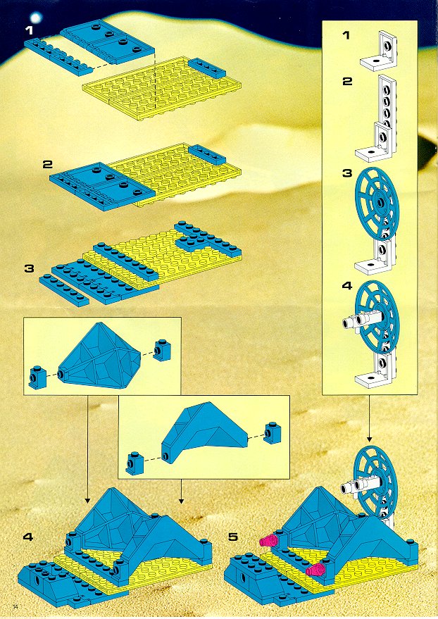 LEGO 6985 Cosmic Fleet Voyager Instructions Space Classic