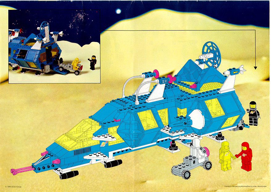 LEGO 6985 Cosmic Fleet Voyager Instructions Space Classic