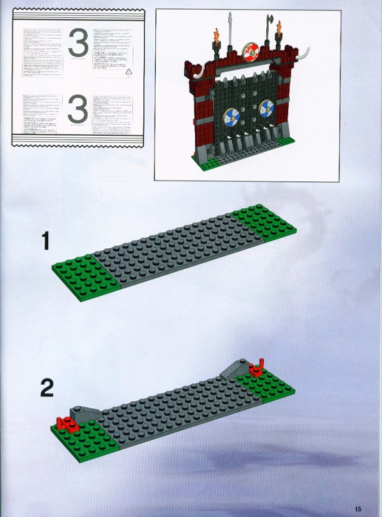 LEGO Instructions For Set 7019 Viking Fortress Against The Fafnir LEGO Instructions For Set 7019 Viking Fortress Against The Fafnir