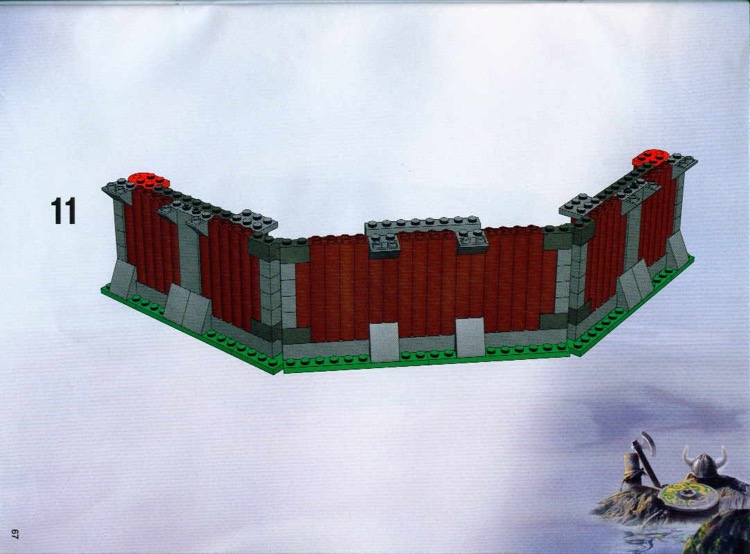 LEGO Instructions For Set 7019 Viking Fortress Against The Fafnir LEGO Instructions For Set 7019 Viking Fortress Against The Fafnir