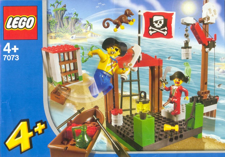 LEGO 7073 Pirate Dock Instructions 4 Juniors Pirates