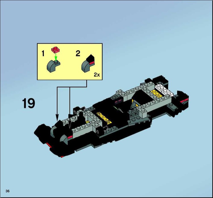 LEGO Instructions for set 7781 The Batmobile: Two-Face's Escape, Batman ...