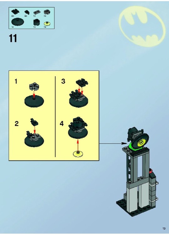 Lego bat tank instructions sale