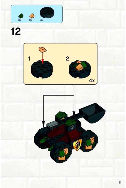 LEGO 7948 Outpost Attack Instructions Castle Kingdoms