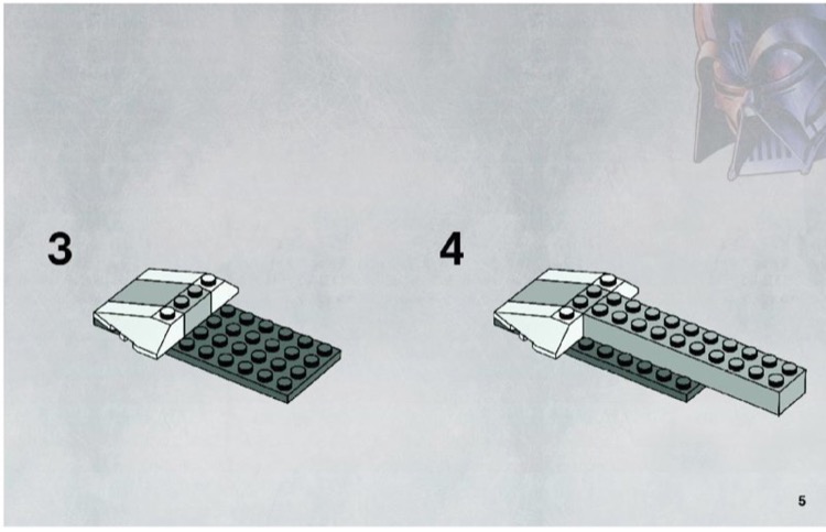 LEGO 8083 Rebel Trooper Battle Pack Instructions Star Wars Episode V