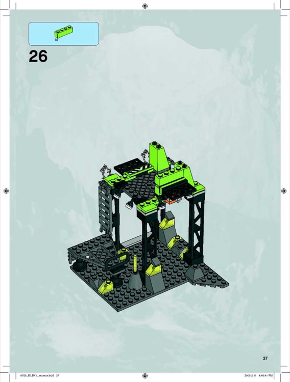 LEGO Instructions For Set 8709 Underground Mining Station Power Miners 