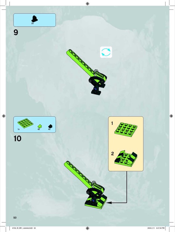 LEGO Instructions For Set 8709 Underground Mining Station Power Miners 