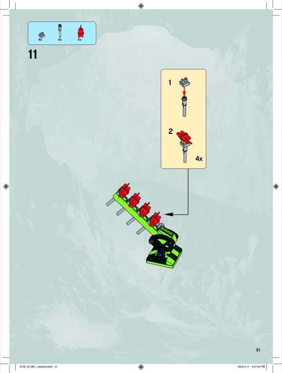 LEGO Instructions For Set 8709 Underground Mining Station Power Miners 