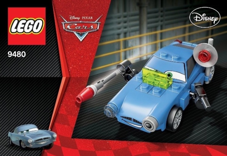 LEGO 9480 Finn McMissile Instructions Cars Cars 2