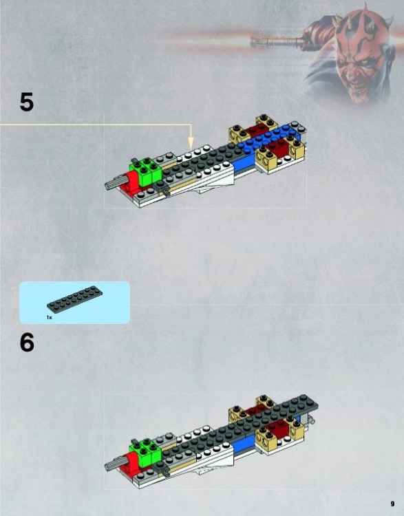 LEGO 9493 X wing Starfighter Instructions Star Wars Episode IV