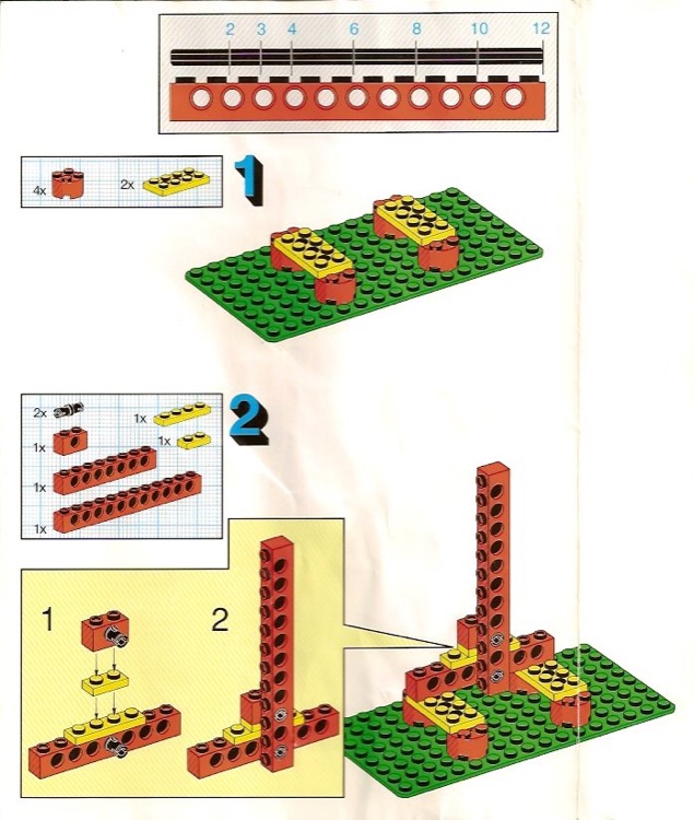 LEGO 9610 Gears Set Instructions, Dacta - Technic