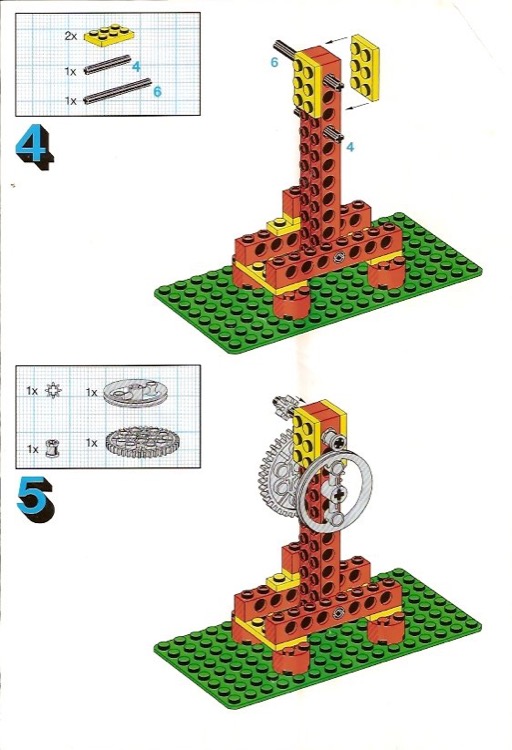 LEGO 9610 Gears Set Instructions, Dacta - Technic