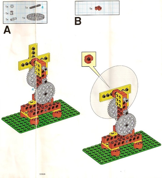 LEGO 9610 Gears Set Instructions, Dacta - Technic